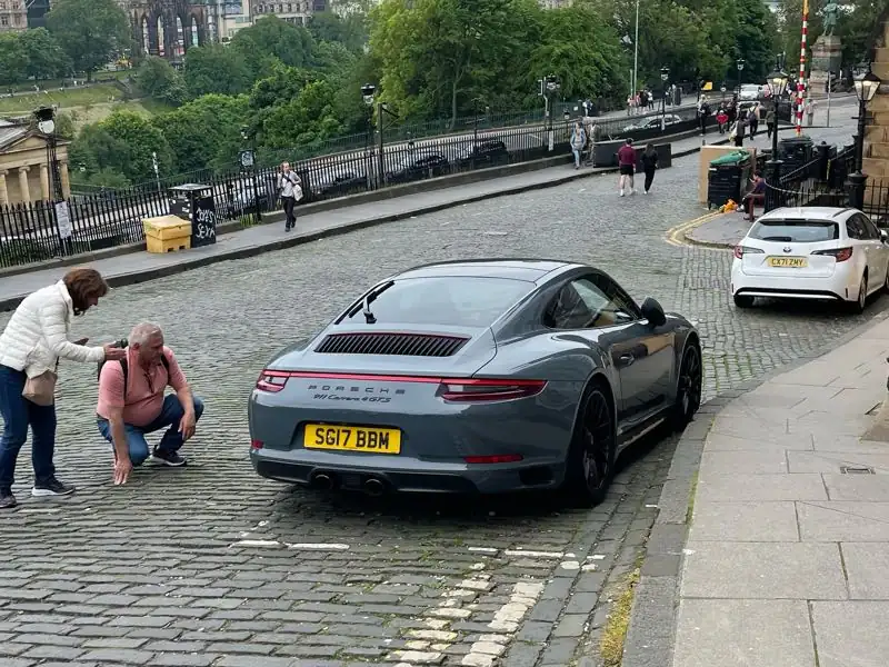 Porsche 911 Carrera GTS (2017) spotted in Aberfeldy, United Kingdom