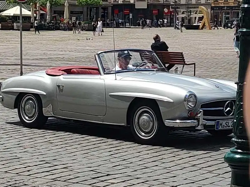 Mercedes-Benz 300 SL Roadster (1957) spotted in Pilsen, Czechia