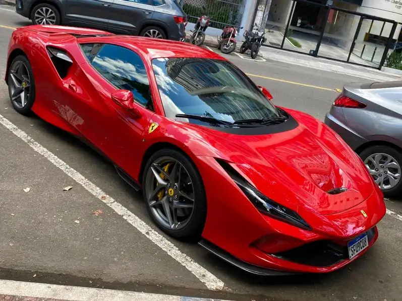 Ferrari F8 Tributo (2020) spotted in Vila Velha, Brazil