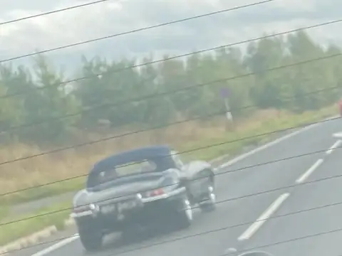 Jaguar E-Type (1961) spotted in Stockport, United Kingdom