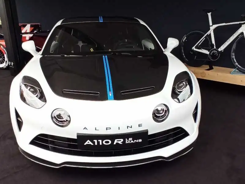 Alpine A110 R (2023) spotted in Le Mans, France