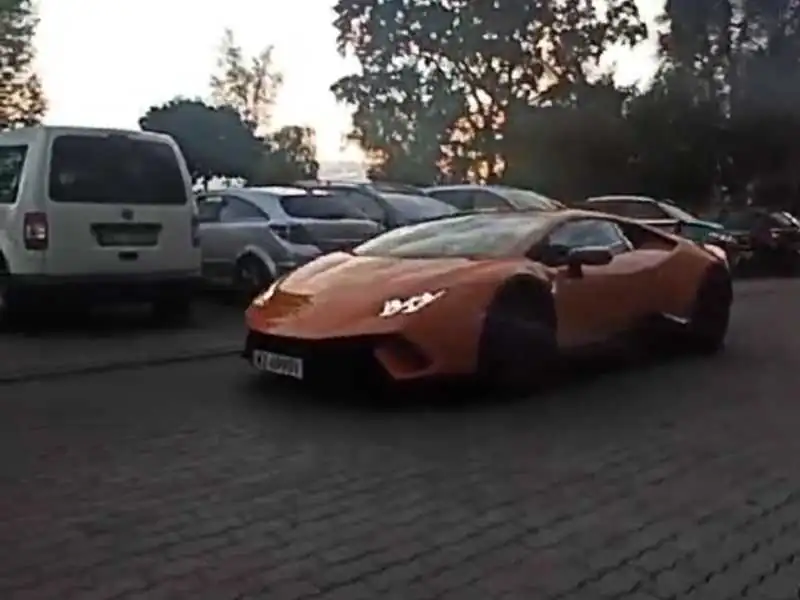 Lamborghini Huracán spotted in Ełk