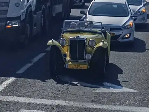 MG TC (1945) spotted in Acre, Israel