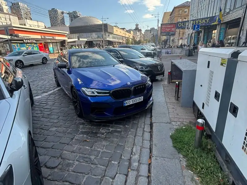 BMW M5 (2021) spotted in Kyiv, Ukraine