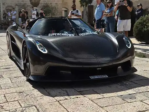 Koenigsegg Jesko (2020) spotted in Matera, Italy