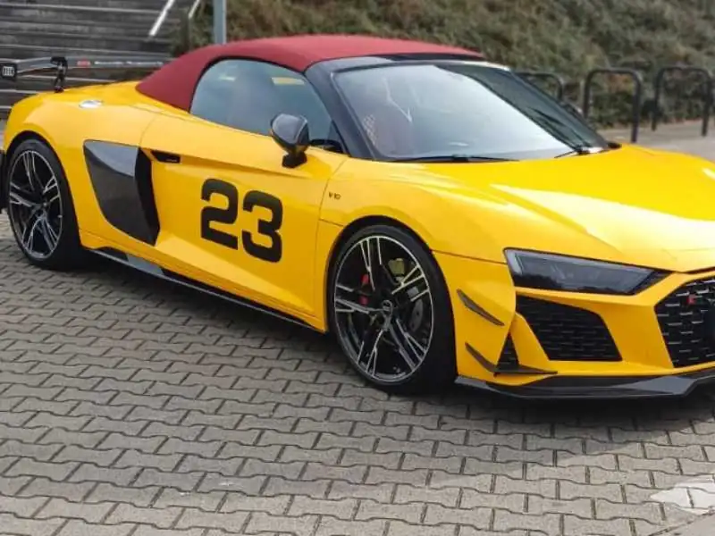 Audi R8 Spyder (2021) spotted in Bydgoszcz, Poland