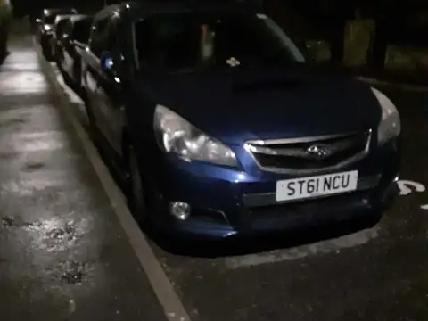 Subaru Legacy (2011) spotted in Forres, United Kingdom