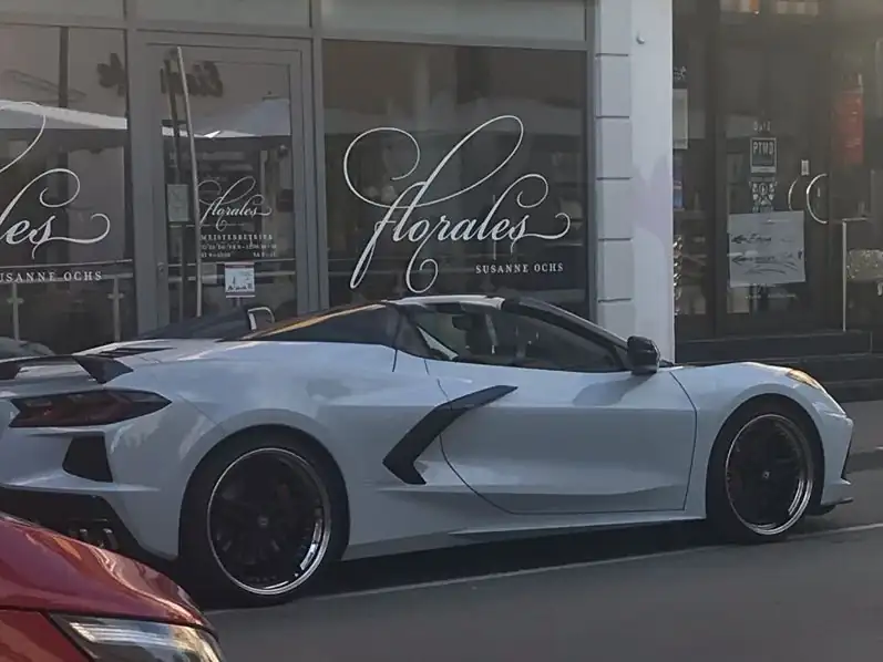 Chevrolet Corvette C8 (2021) spotted in Sigmaringen, Germany