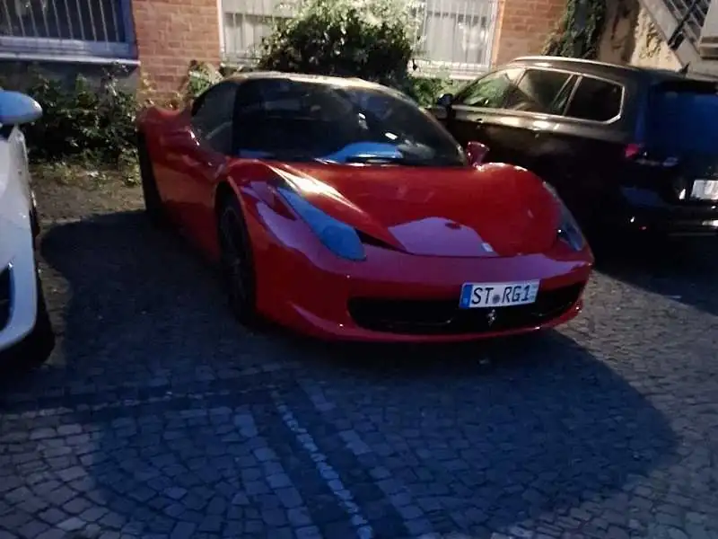 Ferrari 458 Italia (2010) spotted in Münster, Germany
