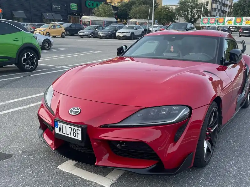 Toyota Supra spotted in Västerås