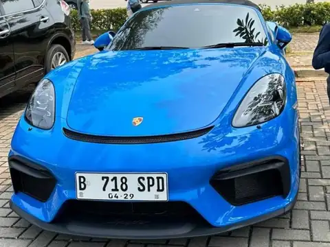 Porsche 718 Spyder (2022) spotted in Jakarta, Indonesia