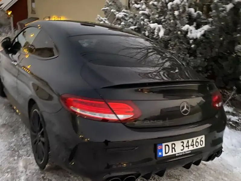Mercedes-Benz C63 AMG Coupe (2018) spotted in Lillestrøm, Norway