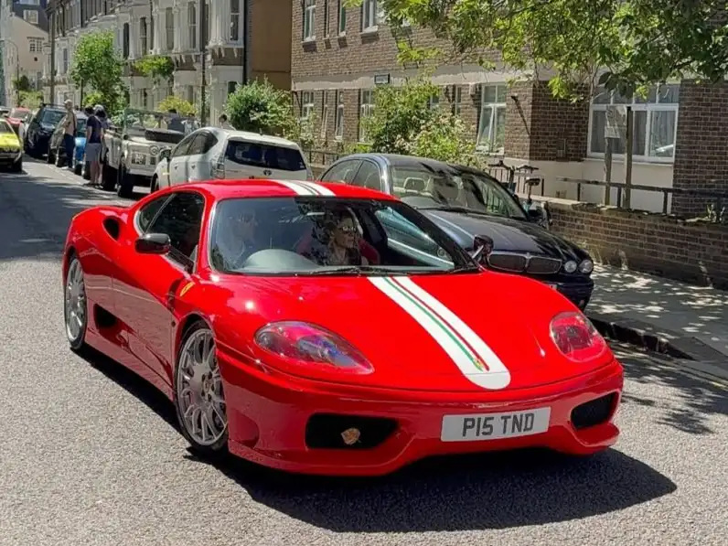 Ferrari F360 Modena (1999) spotted in London, United Kingdom