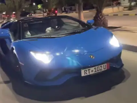 Lamborghini Aventador S (2022) spotted in Khouribga, Morocco