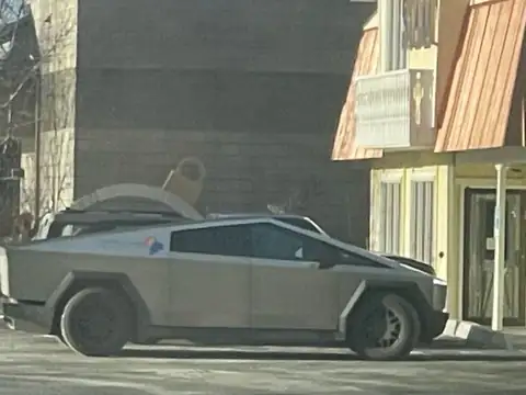 Tesla Cybertruck spotted in Soldotna