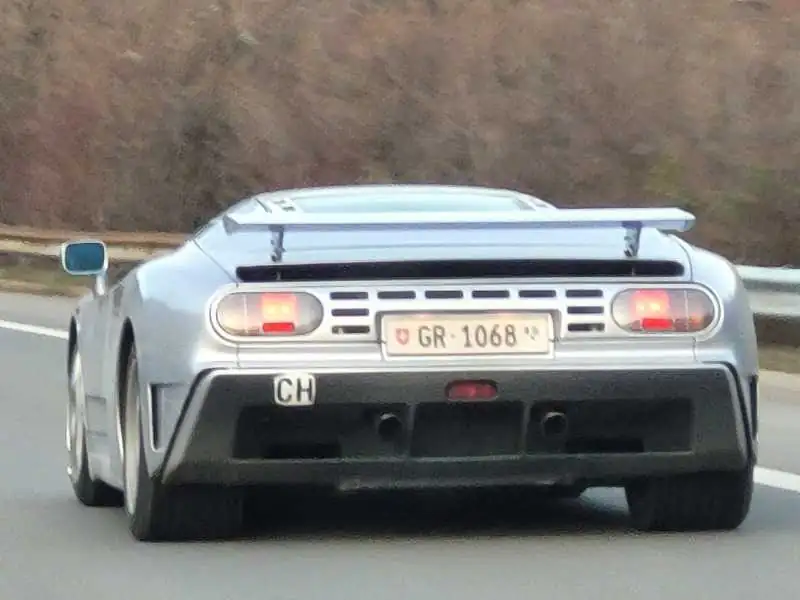 Bugatti EB110 (1991) spotted in Lugano, Switzerland