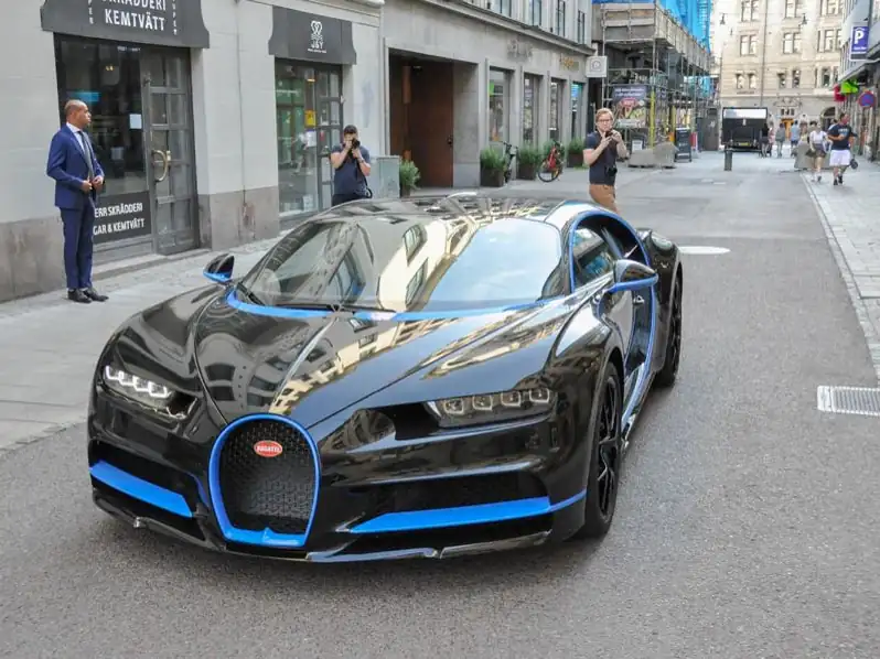 Bugatti Chiron (2021) spotted in Stockholm, Sweden