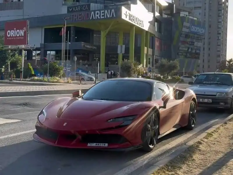 Ferrari SF90 Stradale spotted in Çorlu