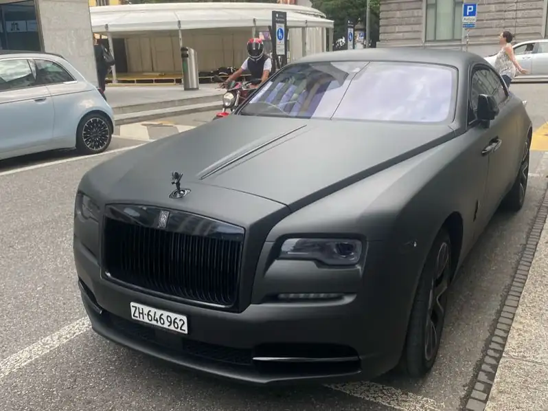 Rolls-Royce Wraith spotted in Lugano