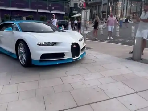 Bugatti Chiron spotted in Vranje