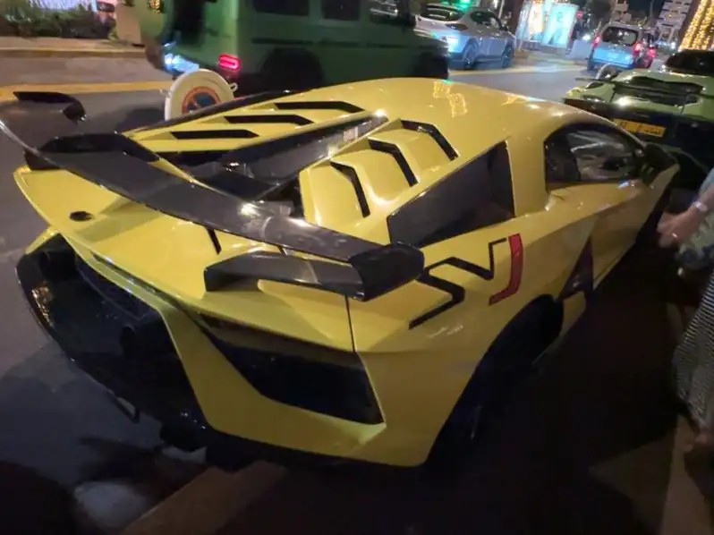 Lamborghini Aventador SVJ (2019) spotted in Cannes, France