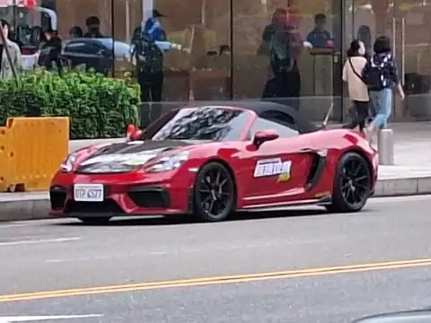 Porsche 718 Spyder (2020) spotted in Taipei, Taiwan