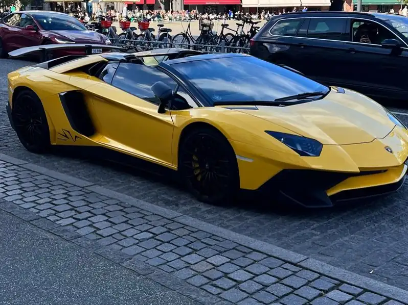 Lamborghini Aventador SV Roadster (2017) spotted in Copenhagen, Denmark