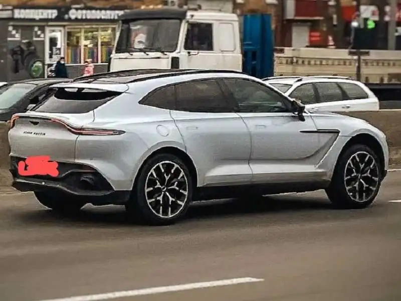 Aston Martin DBX (2021) spotted in Kalush, Ukraine