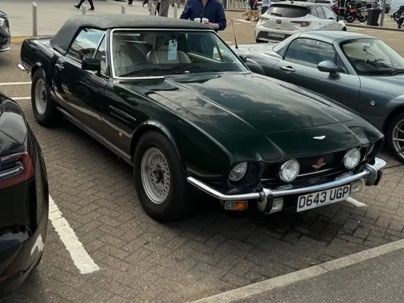 Aston Martin V8 Volante (1980) spotted in London, United Kingdom