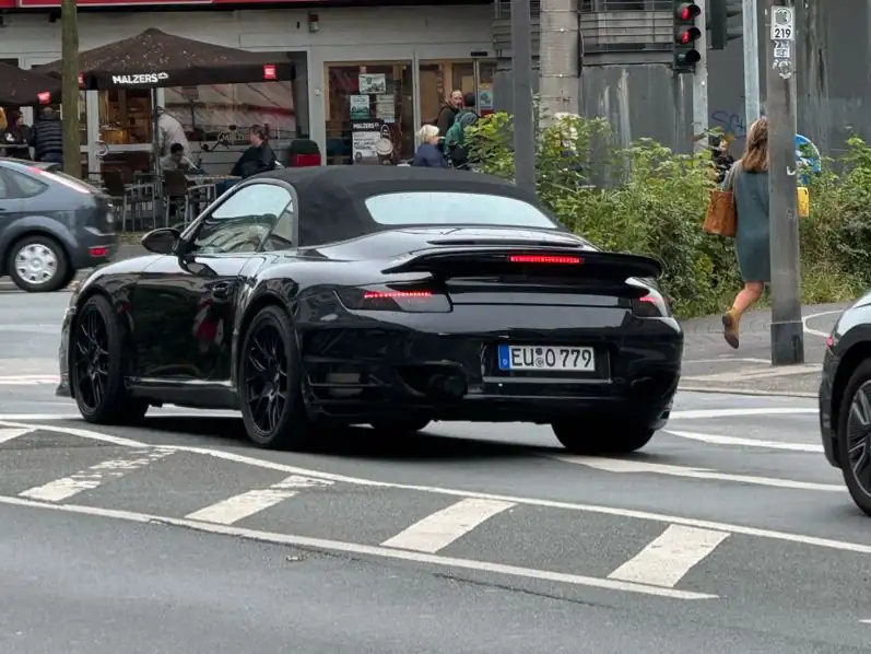 Porsche 911 Turbo Cabriolet spotted in Herne