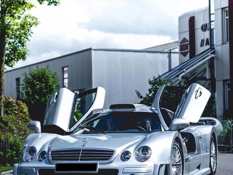 Mercedes-Benz CLK GTR spotted in Munich