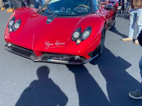 Pagani Zonda Raduno spotted in St. Moritz