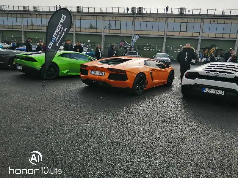 Lamborghini Aventador (2011) spotted in Brno, Czechia