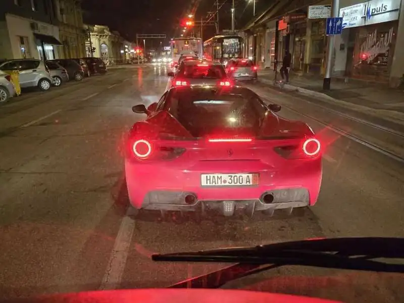 Ferrari 458 Italia (2010) spotted in Osijek, Croatia
