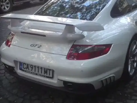 Porsche 911 GT2 (2008) spotted in Sofia, Bulgaria