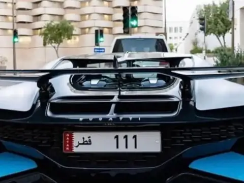 Bugatti Chiron (2022) spotted in Ar Rayyān, Qatar