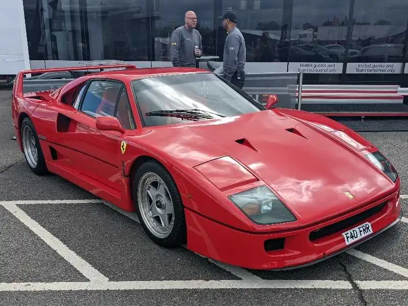 Ferrari F40 spotted in Crewe