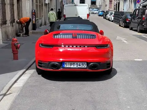 Porsche 911 Carrera S Cabriolet (2022) spotted in Nancy, France