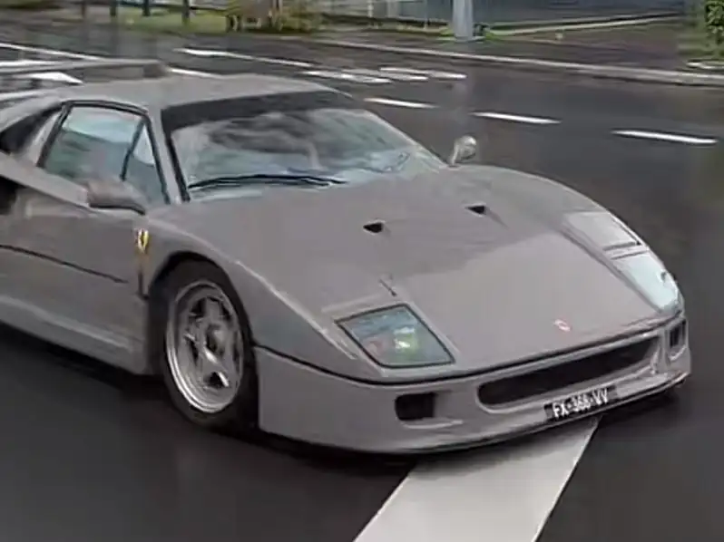 Ferrari F40 spotted in Bangor