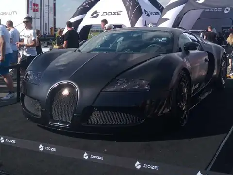 Bugatti Veyron (2015) spotted in Krosno, Poland