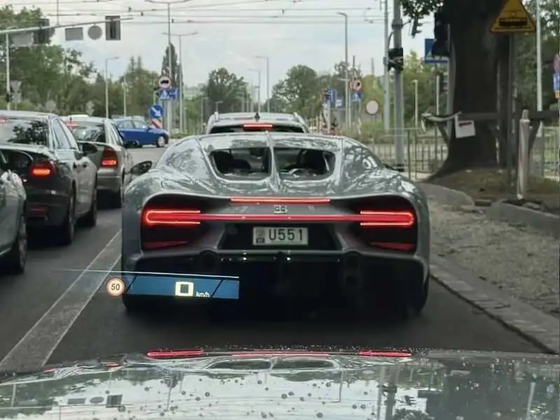Bugatti Chiron (2025) spotted in Wrocław, Poland