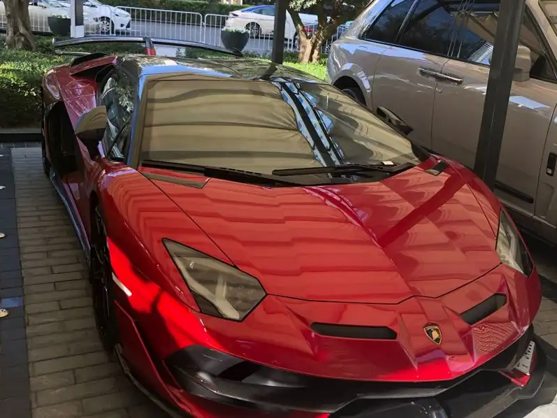 Lamborghini Aventador (2021) spotted in Dubai, United Arab Emirates