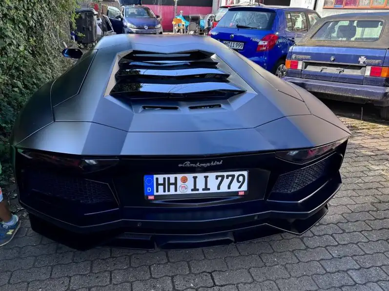 Lamborghini Aventador (2014) spotted in Hamburg, Germany
