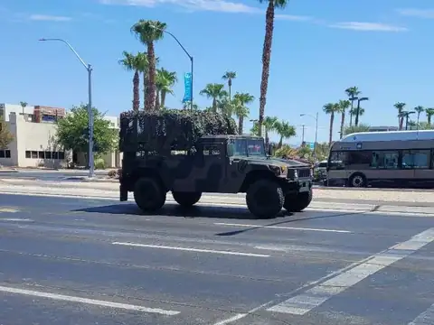 Hummer H1 (1992) spotted in Las Vegas, United States