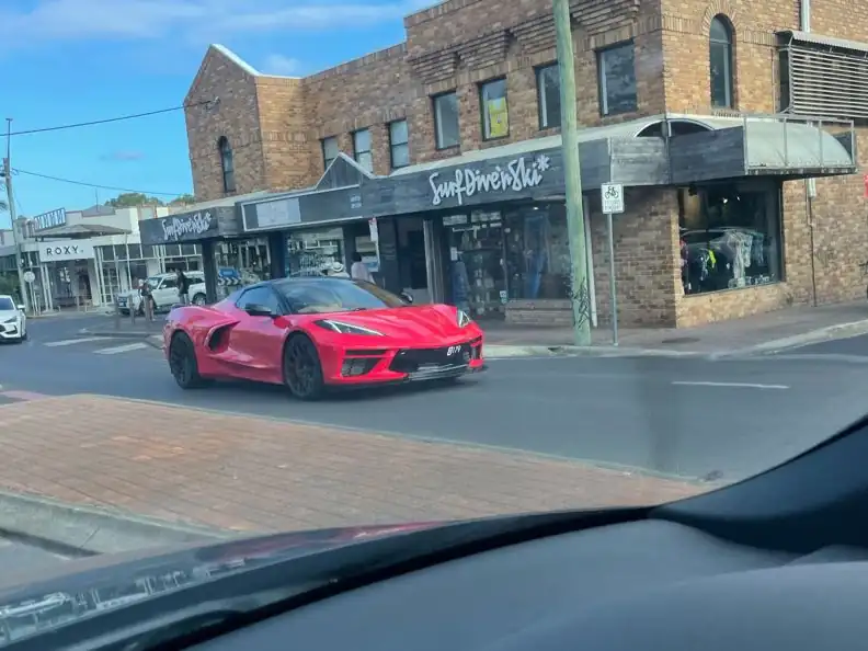 Chevrolet Corvette (2020) spotted in Byron Bay, Australia