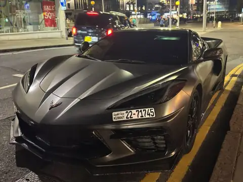 Chevrolet Corvette C8 (2022) spotted in London, United Kingdom