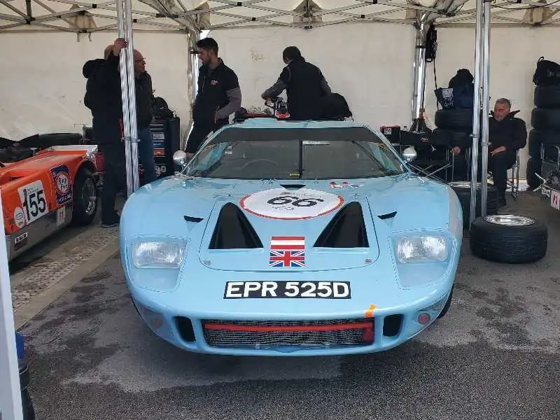 Ford GT40 (1966) spotted in Barcelona, Spain