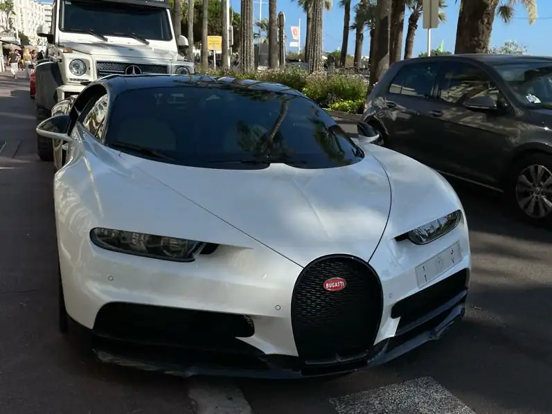 Bugatti Chiron (2021) spotted in Cannes, France