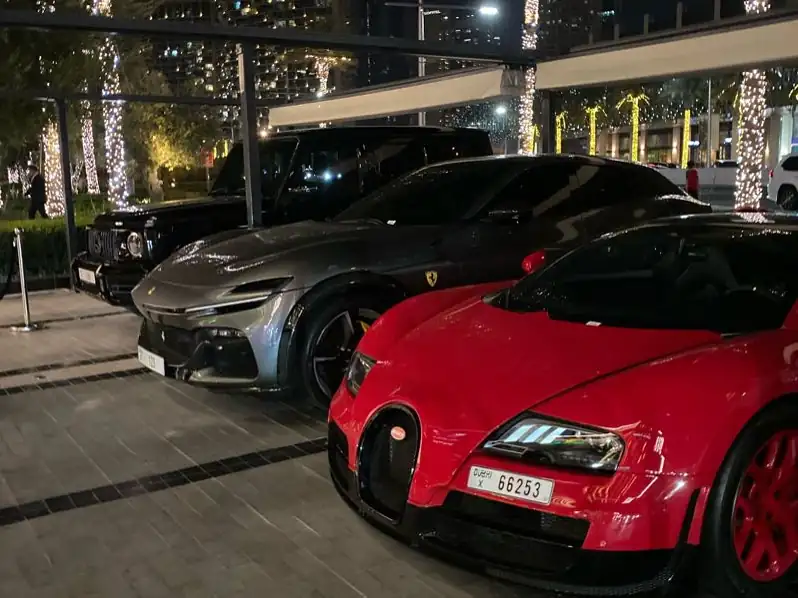 Bugatti Chiron (2021) spotted in Dubai, United Arab Emirates