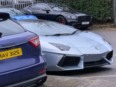 Lamborghini Aventador (2011) spotted in Stockport, United Kingdom